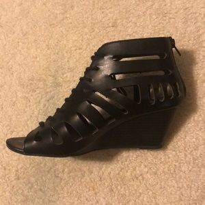 LAST CALL! Forever 21 Cage Strap Wedge Heel